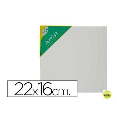 BASTIDOR ARTIST 1F LIENZO GRAPADO TRASERO ALGODON 100% 22X16 CM