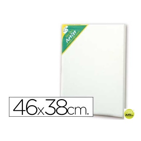 BASTIDOR ARTIST 8F LIENZO GRAPADO TRASERO ALGODON 100% 46X 38 CM