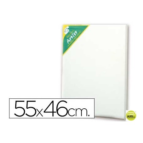 BASTIDOR ARTIST 10F LIENZO GRAPADO TRASERO ALGODON 100% 55X46 CM