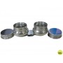 ACEITERA ARTIST METALICA DOBLE CON PINZA Y TAPA