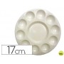 PALETA PLASTICO ARTIST CIRCULAR CON 10 HUECOS TAMAÑO 17CM