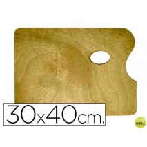 PALETA MADERA ARTIST RECTANGULAR TAMAÑO 30X40X0,05 CM