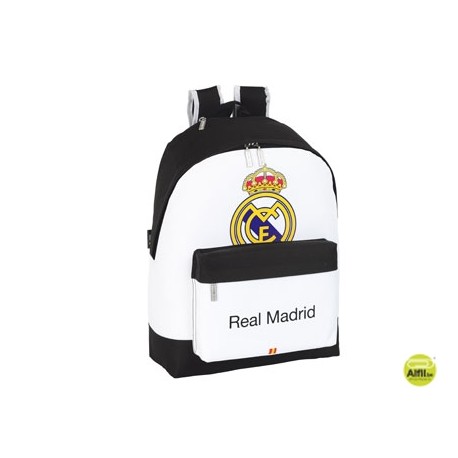 CARTERA ESCOLAR SAFTA REAL MADRID MOCHILA GRANDE 31X 42X13 CM