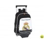 CARTERA ESCOLAR SAFTA REAL MADRID MOCHILA INFANTIL CON TROLLEY 27X34X10 CM