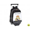 CARTERA ESCOLAR SAFTA REAL MADRID MOCHILA INFANTIL CON TROLLEY 27X34X10 CM