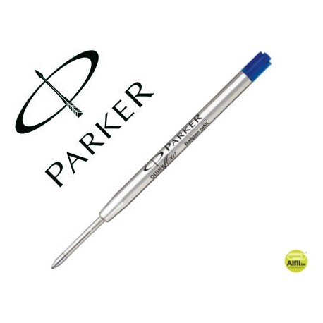 RECAMBIO BOLIGRAFO PARKER AZUL FINO