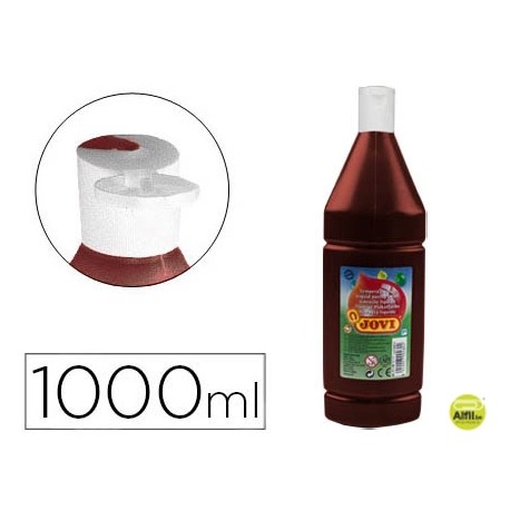 TEMPERA LIQUIDA JOVI 1000 CC MARRON
