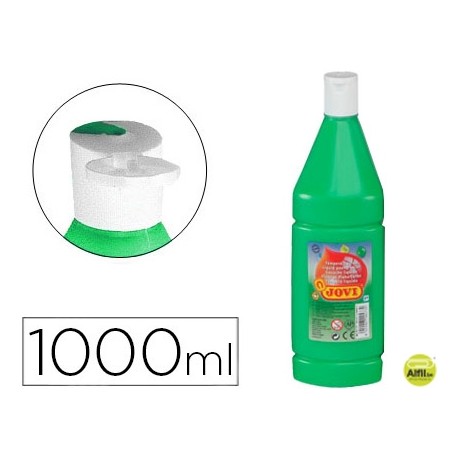 TEMPERA LIQUIDA JOVI 1000 CC VERDE MEDIO