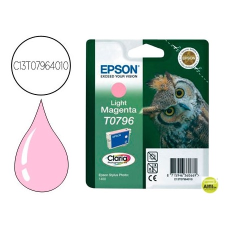 INK-JET EPSON STYLUS TO7964 MAGENTA CLARO P50 PX650 700W 710W 720WD 730WD 800FW