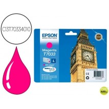 INK-JET EPSON STYLUS T7033 MAGENTA L WP-4000 4500 CAPACIDAD 1200 PAG