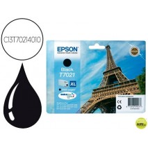 INK-JET EPSON STYLUS T7021 NEGRO XL WP-4000 4500 CAPACIDAD 2400 PAG