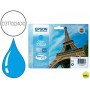 INK-JET EPSON STYLUS T7022 CIAN XL WP-4000 4500 CAPACIDAD 2400 PAG