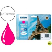 INK-JET EPSON STYLUS T7023 MAGENTA XL WP-4000 4500 CAPACIDAD 2400 PAG