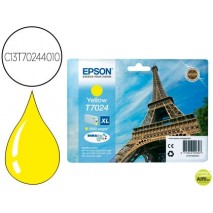 INK-JET EPSON STYLUS T7024 AMARILLO XL WP-4000 4500 CAPACIDAD 2400 PAG