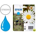 INK-JET EPSON T1802 CIAN EXPRESSION HOME XP-102 XP-205 XP-305 XP-405 CAPACIIDAD 180 PAG