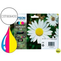 INK-JET EPSON MULTIPACK T1806 NEGRO AMARILLO CIAN Y MAGENTA XP-102 PX-202 PX-205XP-305 XP-405