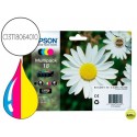 INK-JET EPSON MULTIPACK T1806 NEGRO AMARILLO CIAN Y MAGENTA XP-102 PX-202 PX-205XP-305 XP-405