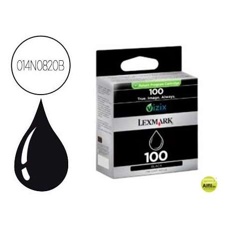 INK-JET LEXMARK 100 BC BL NEGRO