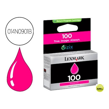 INK-JET LEXMARK 100 BC BL MAGENTA CAPACIDAD 200 PAG