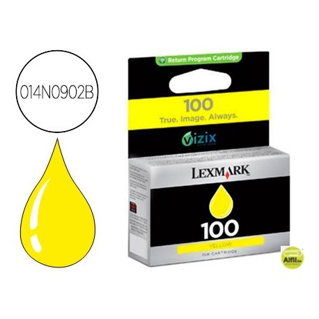 INK-JET LEXMARK 100 BC BL AMARILLO CAPACIDAD 200 PAG