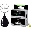 INK-JET LEXMARK 100XL AC BL NEGRA CAPACIDAD 130 PAG