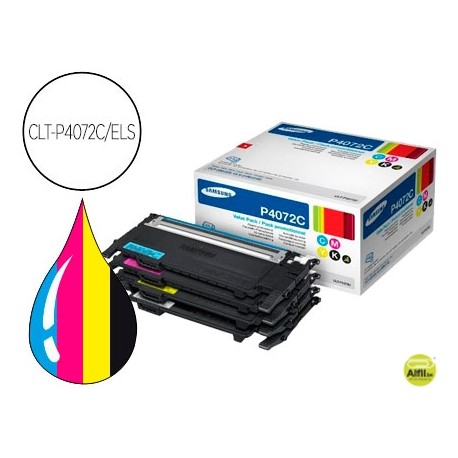 TONER SAMSUNG KIT CMYK CLP-320/325 CLX-3180/3185 NEGRO MAGENTA CIAN AMARILLO