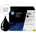 TONER HP LASERJET CE255XD NEGRO 12500 PAG PACK 2