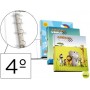 CARPETA LIDERPAPEL 4 ANILLAS 25MM REDONDAS CARTON FORRADO CUARTO FANTASIA ANIMAL WORLD