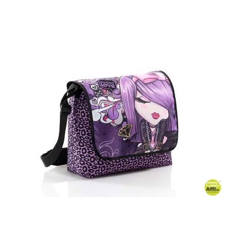 CARTERA ESCOLAR MIQUELRIUS KIMMIDOLL LOVE EVE ELLE BOLSO BANDOLERA 29,5X25,5X5CM