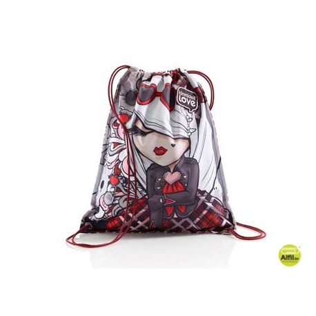 CARTERA ESCOLAR MIQUELRIUS KIMMDOLL LOVE SORROW BOLSITO PORTAMERIENDA 35X42CM