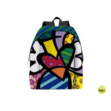CARTERA ESCOLAR MIQUELRIUS ROMERO BRITTO HEART MOCHILA GRANDE 32X43X13CM