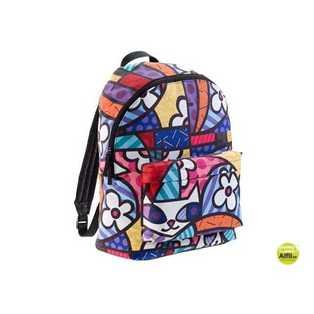 CARTERA ESCOLAR MIQUELRIUS ROMERO BRITTO CAT MOCHILA GRANDE 32X43X13CM