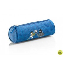BOLSO ESCOLAR PORTATODO REDONDO MIQUELRIUS KUKUXUMUSU SIZKOGALAXIA 21,5X7CM