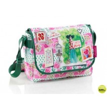 CARTERA ESCOLAR MIQUELRIUS JORDI LABANDA FLOWERS BOLSO BANDOLERA 33X25X11,5CM