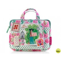 FUNDA PORTATIL CON ASA MIQUELRIUS 10" JORDI LABANDA FLOWERS 26,5X20,5X3,5CM