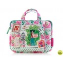 FUNDA PORTATIL CON ASA MIQUELRIUS 10" JORDI LABANDA FLOWERS 26,5X20,5X3,5CM