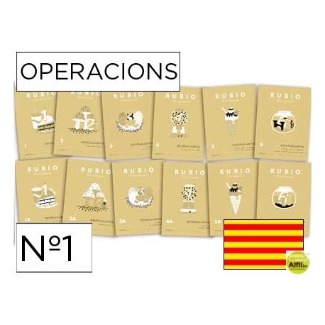 CUADERNO RUBIO OPERACIONS Nº 1 CATALAN