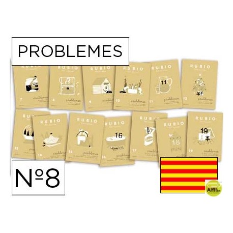 CUADERNO RUBIO PROBLEMES Nº8 CATALAN