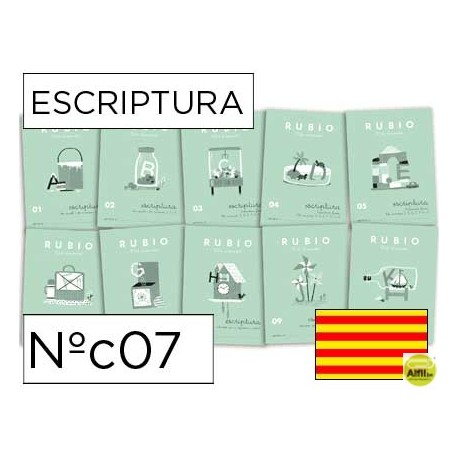 CUADERNO RUBIO ESCRIPTURA NºC07 CATALAN