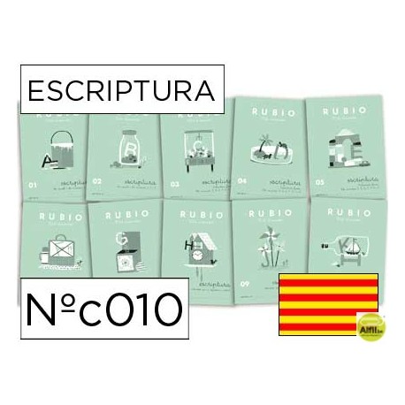 CUADERNO RUBIO ESCRIPTURA NºC010 CATALAN