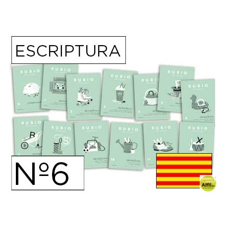 CUADERNO RUBIO ESCRIPTURA Nº6 CATALAN