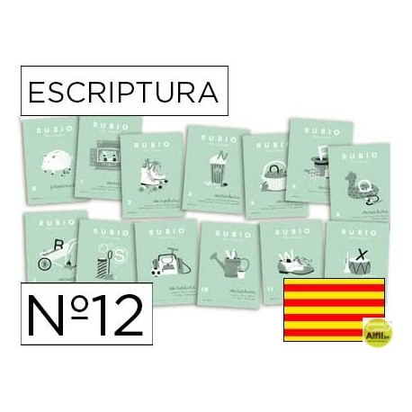 CUADERNO RUBIO ESCRIPTURA Nº12 CATALAN