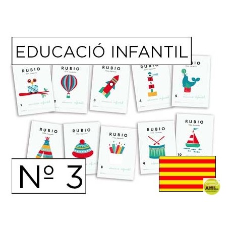 CUADERNO RUBIO EDUCACION INFANTIL Nº3 CATALAN