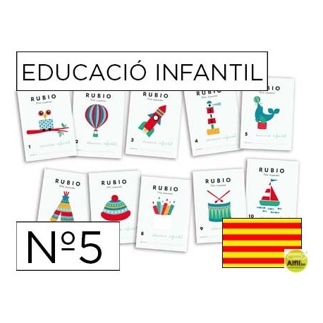 CUADERNO RUBIO EDUCACION INFANTIL Nº5 CATALAN