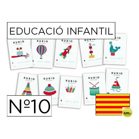 CUADERNO RUBIO EDUCACION INFANTIL Nº10 CATALAN