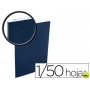 TAPA DE ENCUADERNACION BINDO CAPACIDAD 1/50 HOJAS COLOR AZUL SIN VENTANA KIT SISTEMA ENCUADERNACION