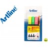 ROTULADOR ARTLINE FLUORESCENTE EK-660 BLISTER DE 3 UNIDADES + 1 BOLIGRAFO SERIE 7000 SIN CARGO