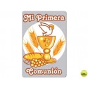 ETIQUETA COMUNION REGALO 42 TROQUELADA ROLLO 250 ETIQUETAS