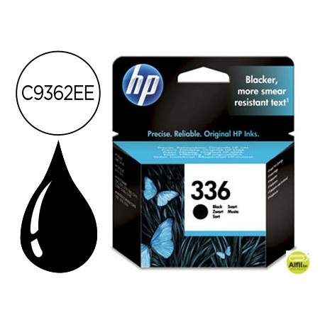 INK-JET HP PSC1500/ PS 2775/C4100 DJ SERIE 5440/D4160 NEGRO N.336 -210PAG-
