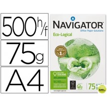 PAPEL FOTOCOPIADORA NAVIGATOR ECO LOGICAL DIN A4 75 GRAMOS -PAQUETE DE 500 HOJAS